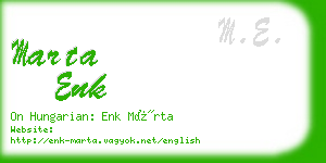 marta enk business card